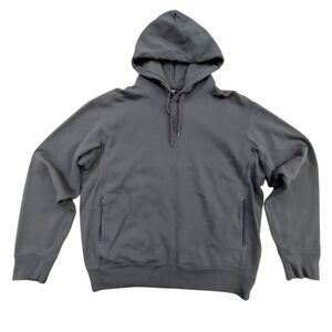Uniqlo Womens Medium Gray Hoodie Sweatshirt Pullover Long Sleeve Loungewear Cozy